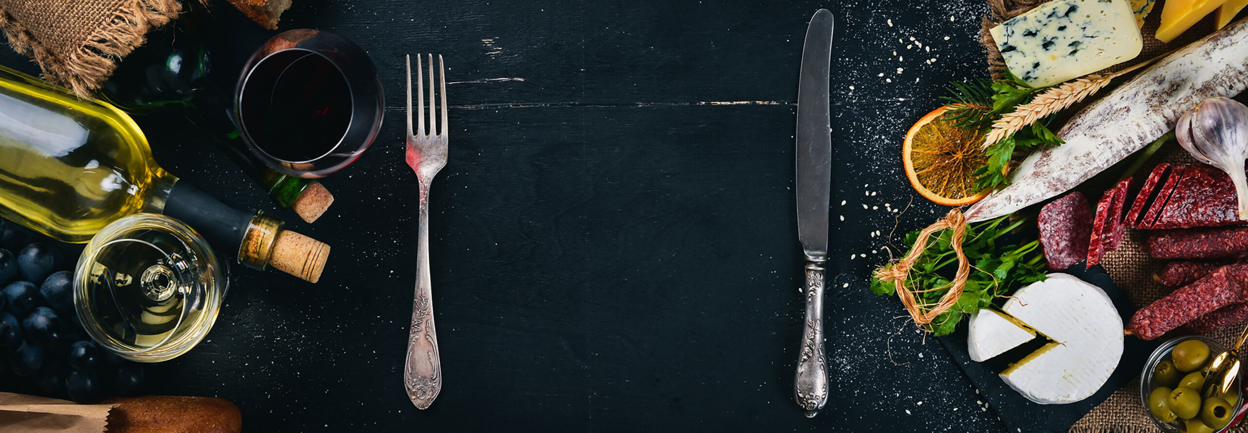 Wine & Cheese Background