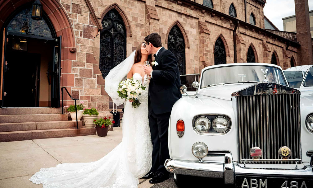 Bride & Groom Outside